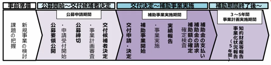 事業再構築補助金流れ