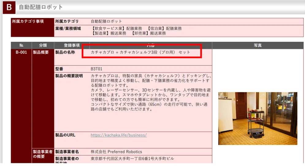 「中小企業省力化投資補助金」の製品カタログとは？