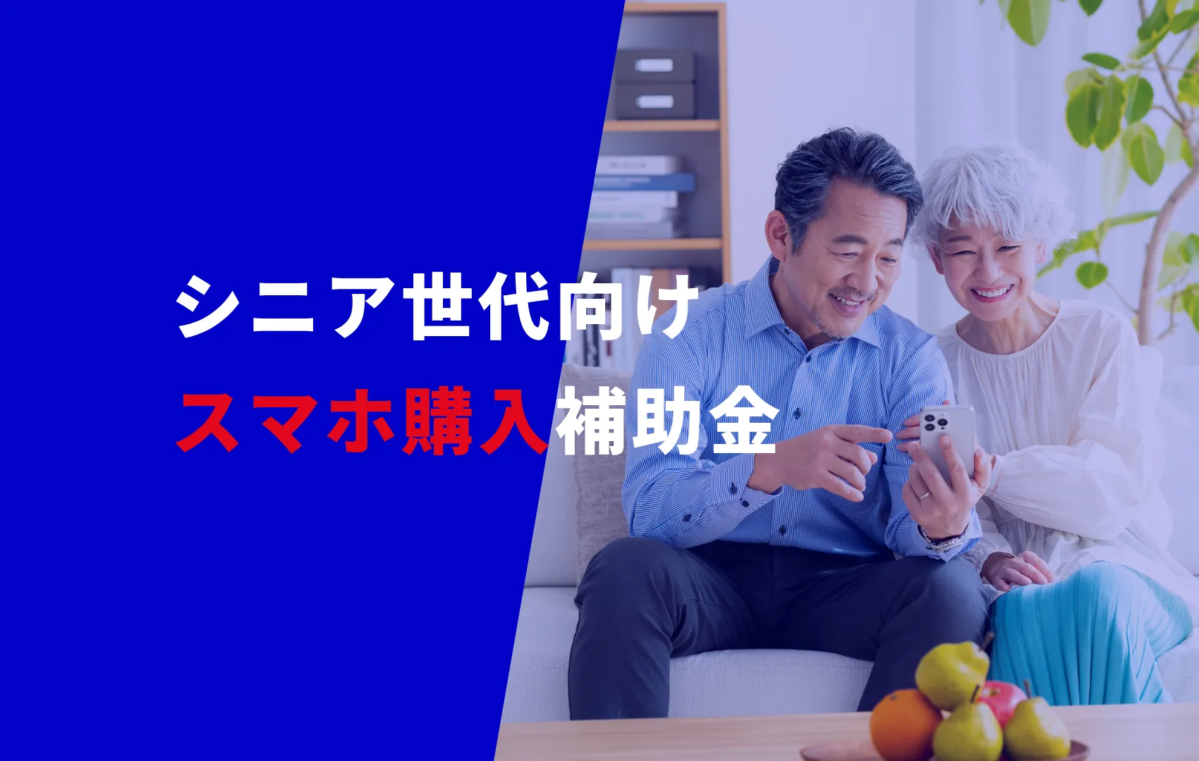 シニア世代向けスマホ購入補助金