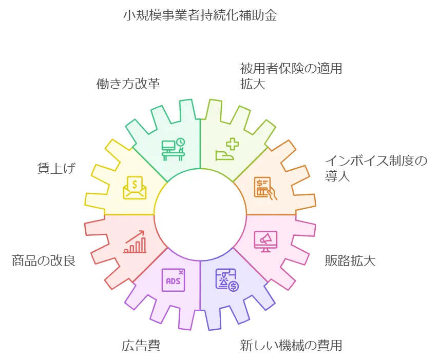 持続化補助金の特徴図