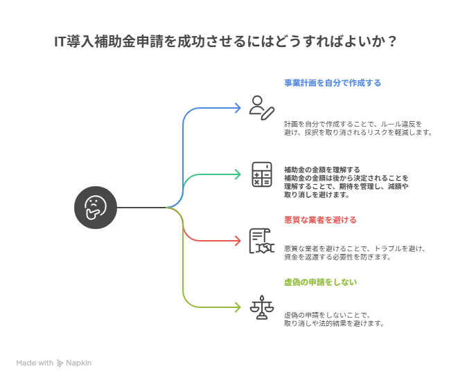IT導入補助金 不採択理由