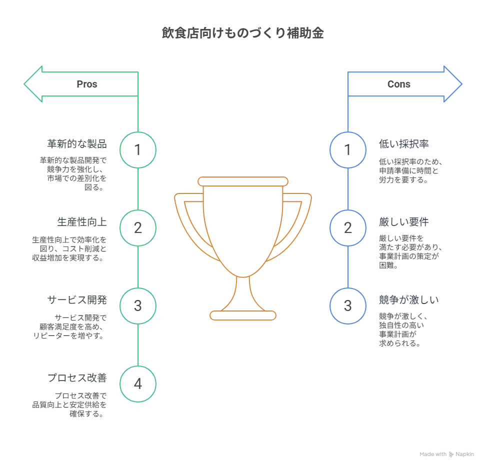 ものづくり補助金 飲食店