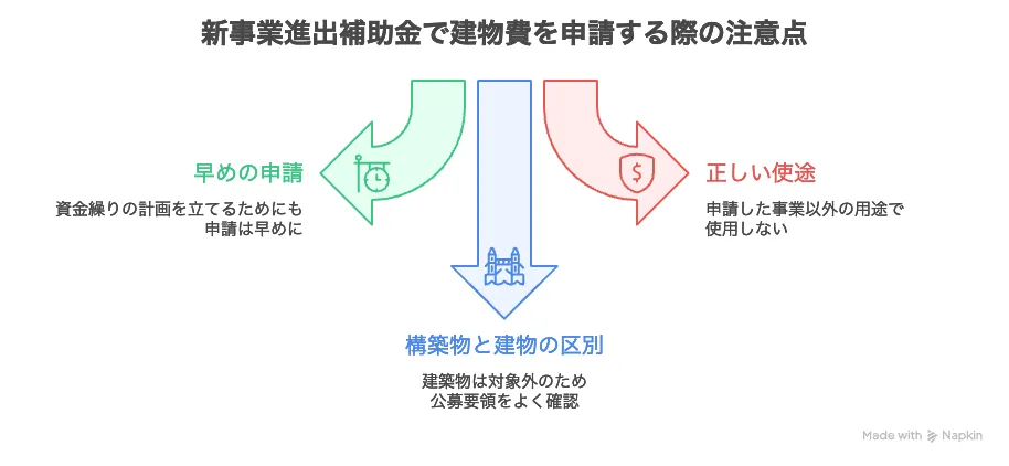 新事業進出補助金 建物費